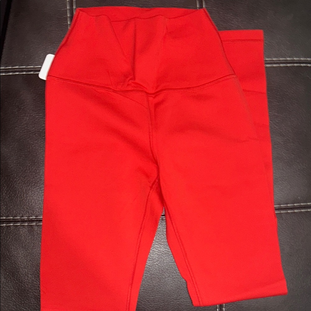 CRZ YOGA Red Leggings